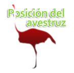Posición del avestruz