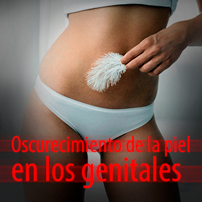 Oscurecimiento de la piel en genitales