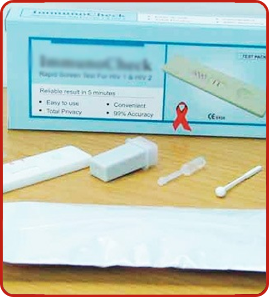 Recomiendan la primera prueba casera del VIH