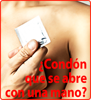 Condón que se abre con una sola mano
¿el invento del siglo?