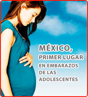 México ocupa el primer lugar en embarazos de las adolescentes
